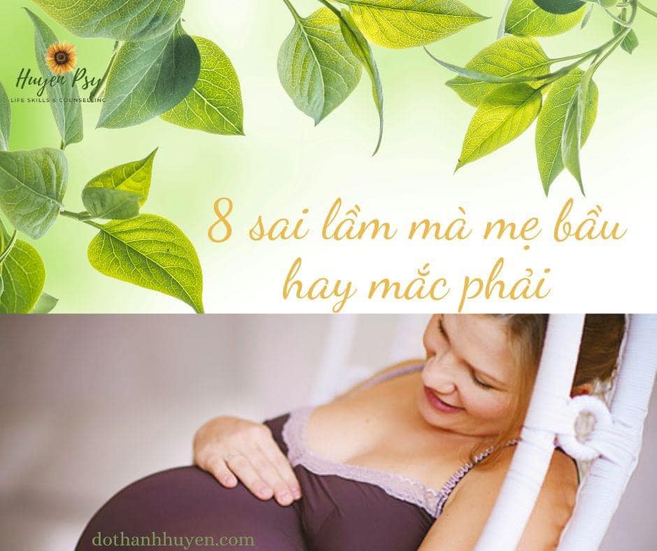 8 sai lầm mẹ bầu hay mắc phải