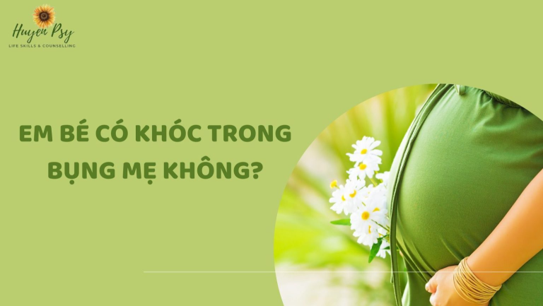 Em bé có khóc trong bụng mẹ không